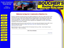 Tablet Screenshot of bouchersracing.com